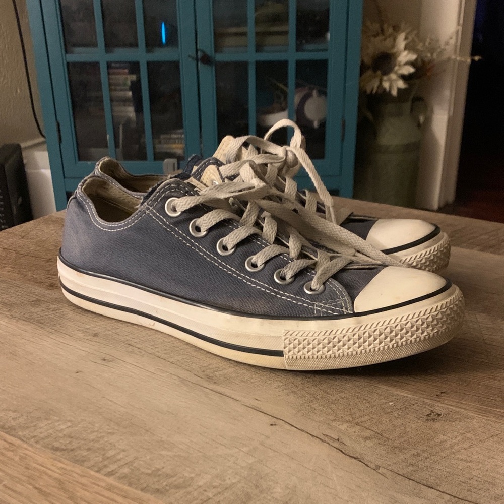 Converse Classic Navy Sneakers with White Accents